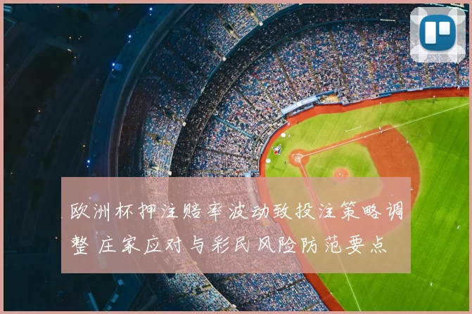 欧洲杯押注赔率波动致投注策略调整 庄家应对与彩民风险防范要点